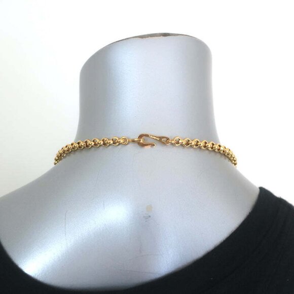 Vintage Chanel 98P Interlocking CC Logo Necklace Gold - Picture 3 of 6
